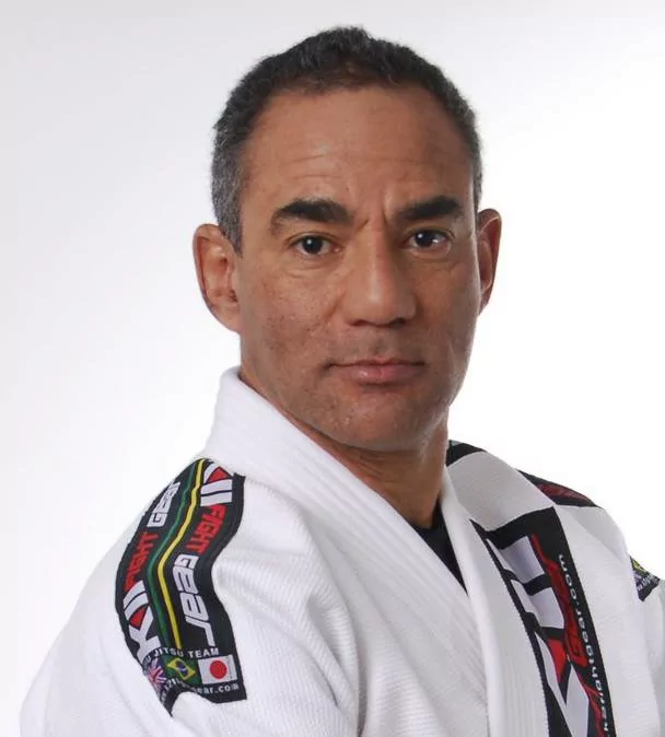 Joao Crus, head instructor and academy owner, wearing his Brazilian Jiu-Jitsu gi